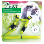 HAPPY PET RABBIT HARNESS & LEAD GREEN