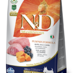 N&D DOG PUMPKIN LAMB & BLUEBERRY ADULT MINI 2.5KG