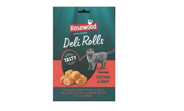 ROSEWOOD DELI ROLLS CHICKEN & BEEF 4X40GR
