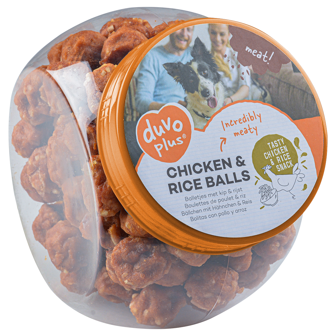 DUVO-CHICKEN-BALLS FB DUVO CHICKEN & RICE BALLS (BULK) - Image 1