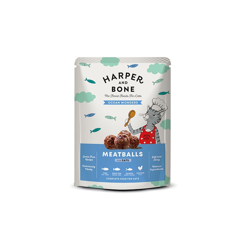 HB-DOG-OCEAN-WONDERS HARPER & BONE MEATBALLS OCEAN WONDERS 300GR - Image 1