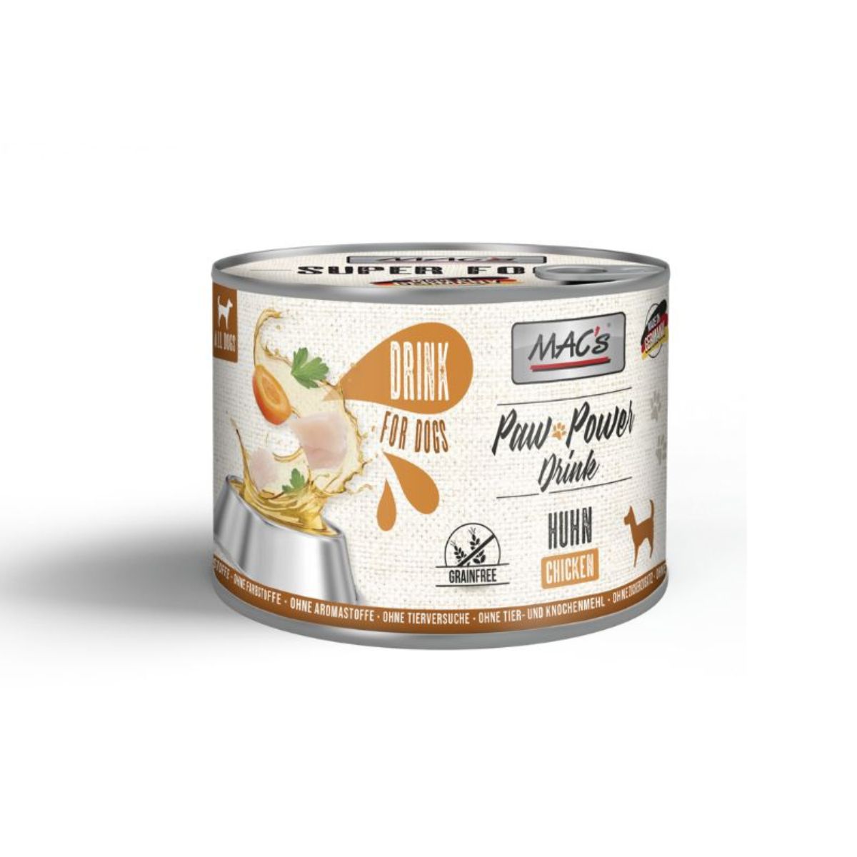 MACS-POWER-DRINK-CHICKEN-DOG MAC'S DOG PAW POWER DRINK CHICKEN GF 200GR - Image 1