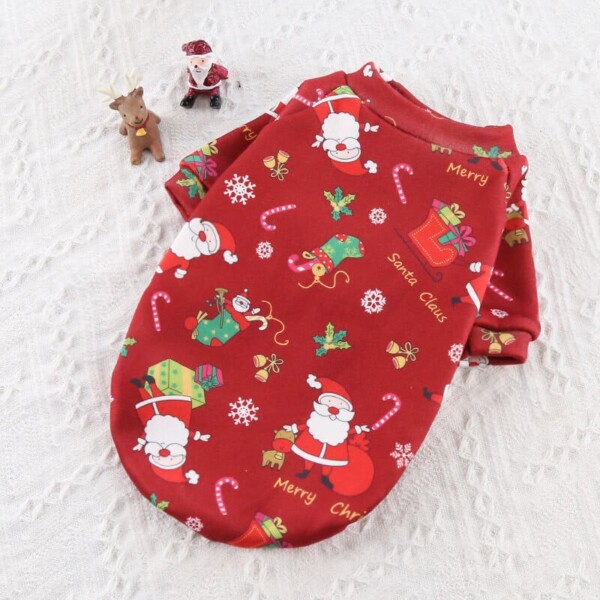 XMAS-SANTA-RED DENIK PET CLOTHES XMAS SANTA RED XL 40CM - Image 1