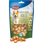 TRIXIE ΛΙΧΟΥΔΙΑ PREMIO CHICKEN/CHEESE ROLLS 100GR