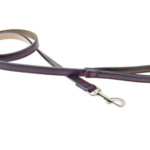 FERRIBIELLA LEASH LEATHER ALBERTO 120CM/19MM BLUE