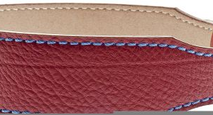 FERRIBIELLA COLLAR LEATHER ALBERTO 55-66CM/3.8MM BLUE