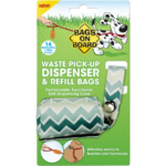 BOB FABRIC DISPENSER CHEVRON GREEN