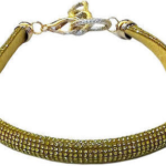 Woof Moda Περιδεραιο Στρας Κρυσταλλο Μπεζ S 23-28Cm