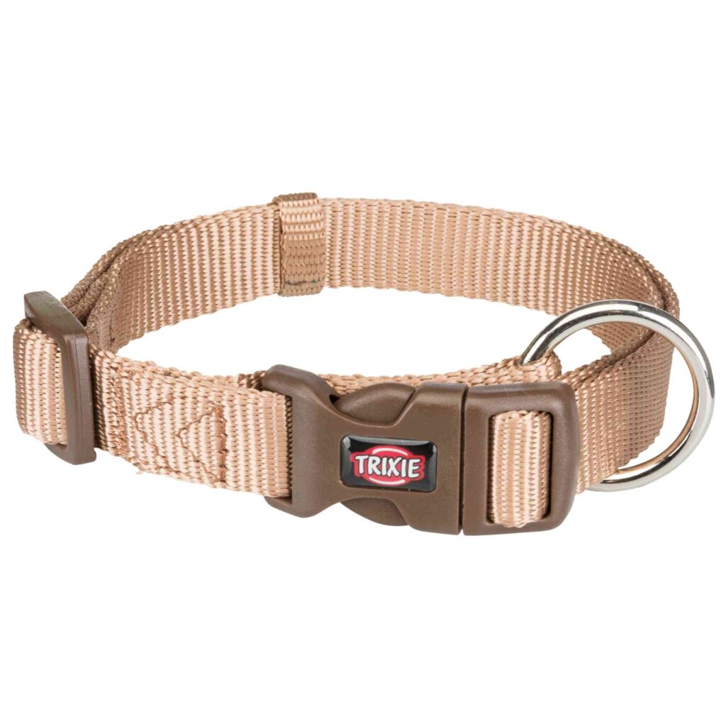 ΠΕΡΙΛΑΙΜΙΟ-PREMIUM-CARAMEL TRIXIE ΠΕΡΙΛΑΙΜΙΟ PREMIUM M/L 35-55CM/20MM CARAMEL - Image 1